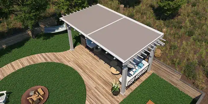 ShadeFlex Glide retractable canopies for pergola shade