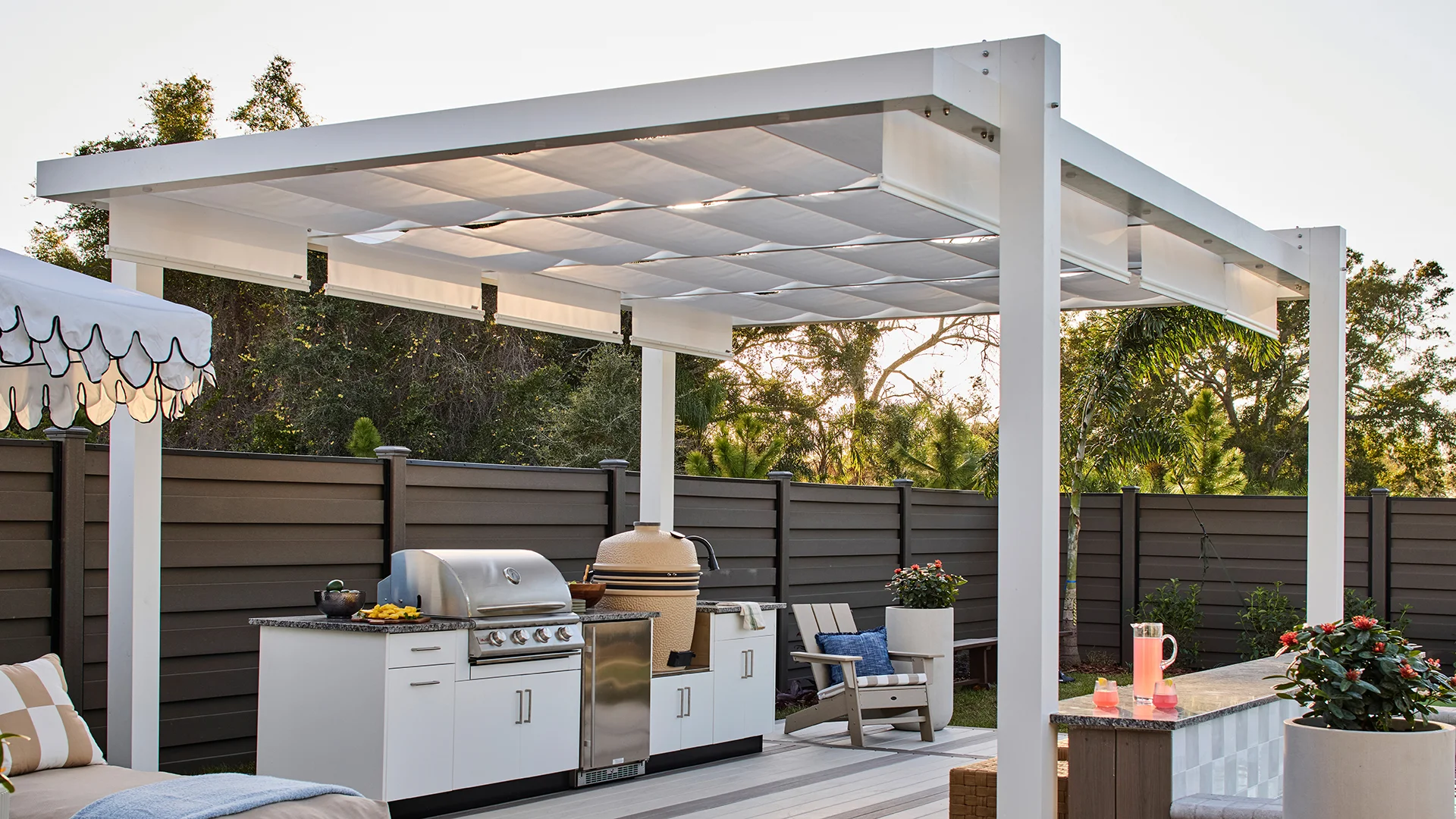Featured image for “Retractable Canopies Are a Smart Upgrade for Sun Protection and Energy Efficiency”Discover how retractable canopies improve sun protection and energy efficiency while creating a more comfortable patio or deck with flexible shade solutions.464:full